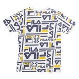 FILA Womens T-Shirt White UK 8