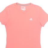 ADIDAS Womens T-Shirt Pink S