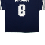 LOGO 7 Indianna Cowboys NFL Mens Jersey Blue USA V-Neck 2XL