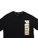 PUMA Cropped Womens T-Shirt Black L