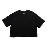 PUMA Cropped Womens T-Shirt Black L