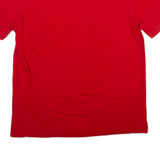 ADIDAS Mens T-Shirt Red L