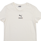 PUMA Womens T-Shirt Cream S