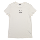 PUMA Womens T-Shirt Cream S