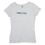 TOMMY JEANS Womens T-Shirt Grey M