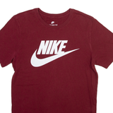 NIKE Mens T-Shirt Maroon S