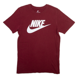 NIKE Mens T-Shirt Maroon S