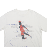 AIR JORDAN Loose Fit Mens T-Shirt White S