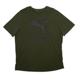 PUMA Mens T-Shirt Green XL