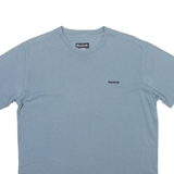 REEBOK Mens T-Shirt Blue S