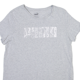 PUMA Womens T-Shirt Grey UK 16