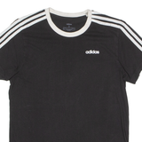 ADIDAS Womens T-Shirt Black Crew Neck S
