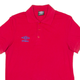 UMBRO Mens Polo Shirt Red S