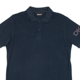 DKNY Mens Polo Shirt Black S