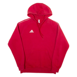 ADIDAS Mens Red Hoodie M