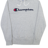 CHAMPION Mens Grey Hoodie M