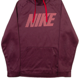 NIKE Mens Maroon Hoodie S