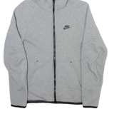 NIKE Mens Grey Hoodie Full Zip XS