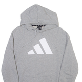 ADIDAS Mens Grey Hoodie M