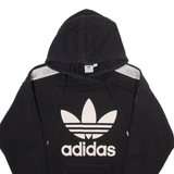 ADIDAS ORIGINALS Womens Black Hoodie UK 8