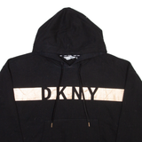 DKNY Womens Black Hoodie L