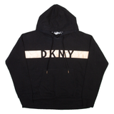 DKNY Womens Black Hoodie L