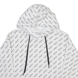 DKNY Womens White Hoodie S