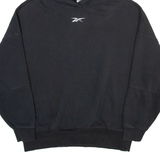 REEBOK Womens Black Hoodie M