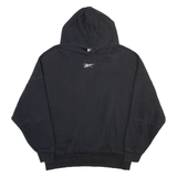 REEBOK Womens Black Hoodie M