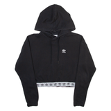 ADIDAS ORIGINALS Womens Black Hoodie UK 8