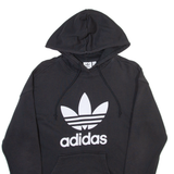 ADIDAS ORIGINALS Womens Black Hoodie UK 4