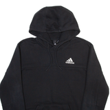 ADIDAS Mens Black Hoodie S