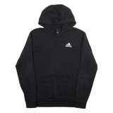ADIDAS Mens Black Hoodie S