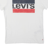LEVI'S Mens T-Shirt White S