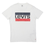 LEVI'S Mens T-Shirt White S