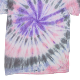 IRIE VIBES Mens Tie Dye T-Shirt Purple M