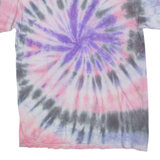 IRIE VIBES Mens Tie Dye T-Shirt Purple M