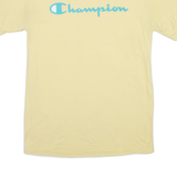 CHAMPION Mens T-Shirt Yellow M