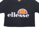 ELLESSE Cropped Womens T-Shirt Black S