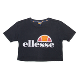 ELLESSE Cropped Womens T-Shirt Black S