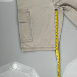 Tommy Jeans Cargo Shorts - 34″ Waist Beige Cotton