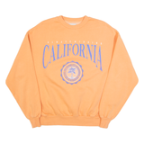 PULL&BEAR California Womens Sweatshirt Orange USA XS