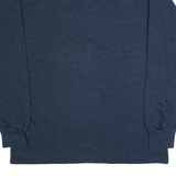 ETIREL Womens Sweatshirt Blue 1/4 Zip L