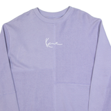 KARL KANI Oversized Womens Sweatshirt Purple S
