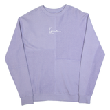 KARL KANI Oversized Womens Sweatshirt Purple S