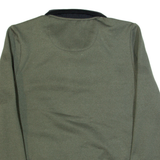 DKNY GOLF Mens Sweatshirt Green 1/4 Zip S