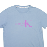 CALVIN KLEIN JEANS Mens T-Shirt Blue L