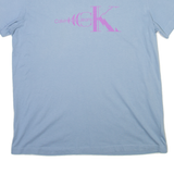 CALVIN KLEIN JEANS Mens T-Shirt Blue L