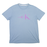 CALVIN KLEIN JEANS Mens T-Shirt Blue L