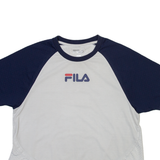 FILA Cropped Womens T-Shirt White L